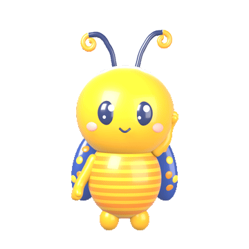 Debuggle the bug waving hello.