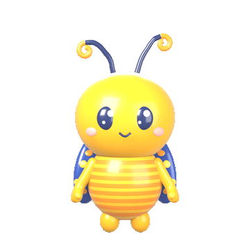 Debuggle cheering with both arms up.